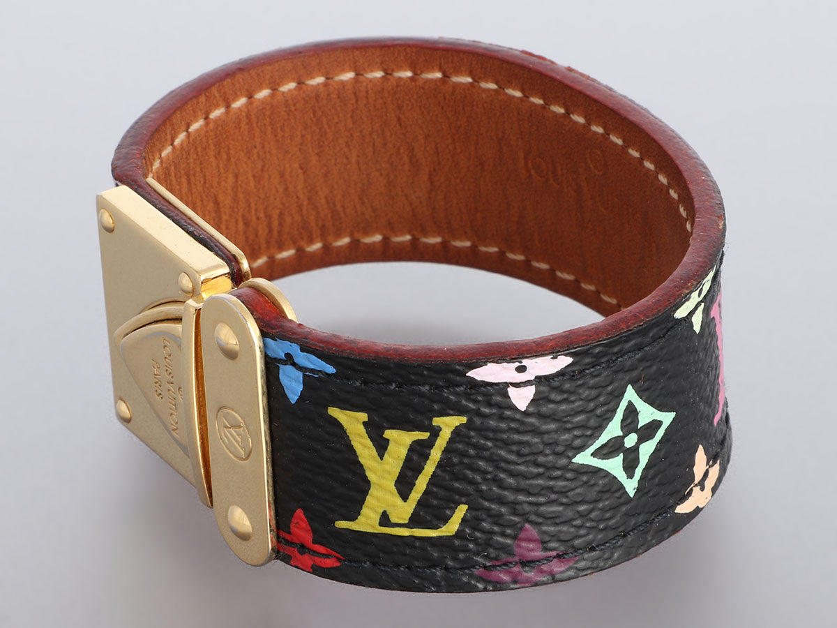 Louis Vuitton Black Wish Wrap Bracelet - Ann's Fabulous Closeouts