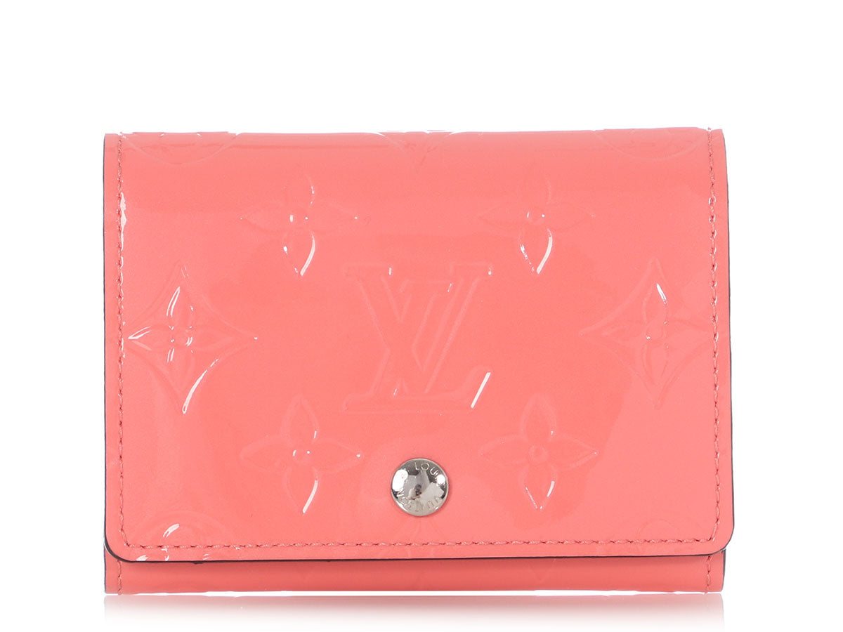 Louis Vuitton Pink Monogram Vernis Card Holder