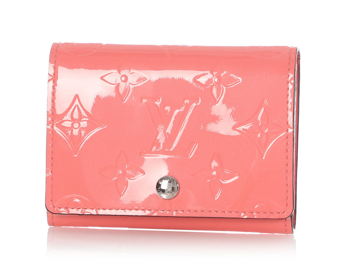 Louis Vuitton Wisteria Pink Lv Charms Card Holder