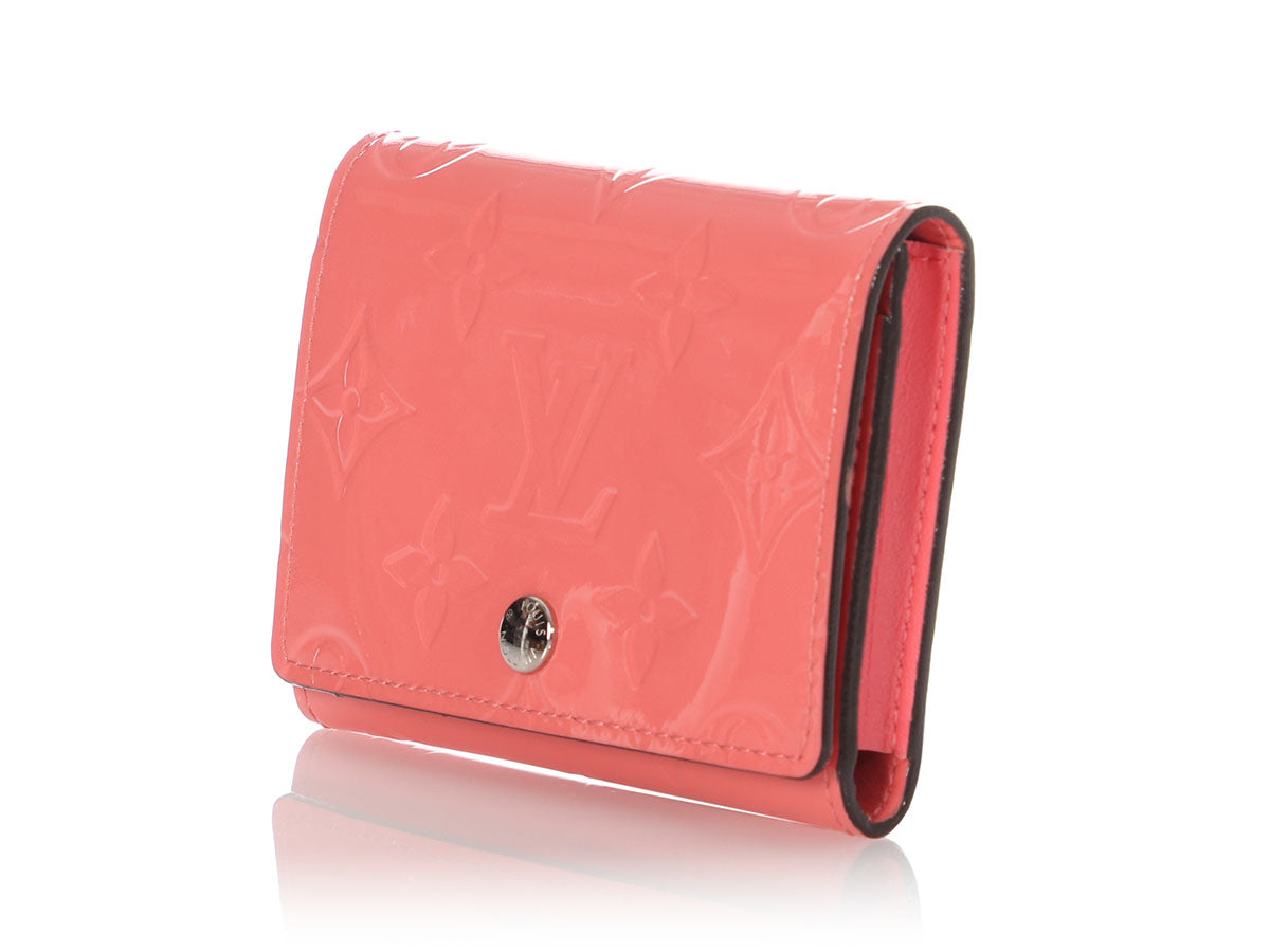 Louis Vuitton Pink Monogram Vernis Card Holder