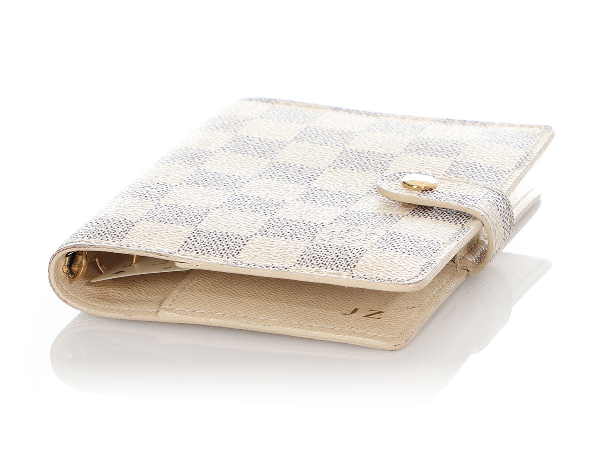 Louis Vuitton Agenda PM Damier Azur Planner Cover White