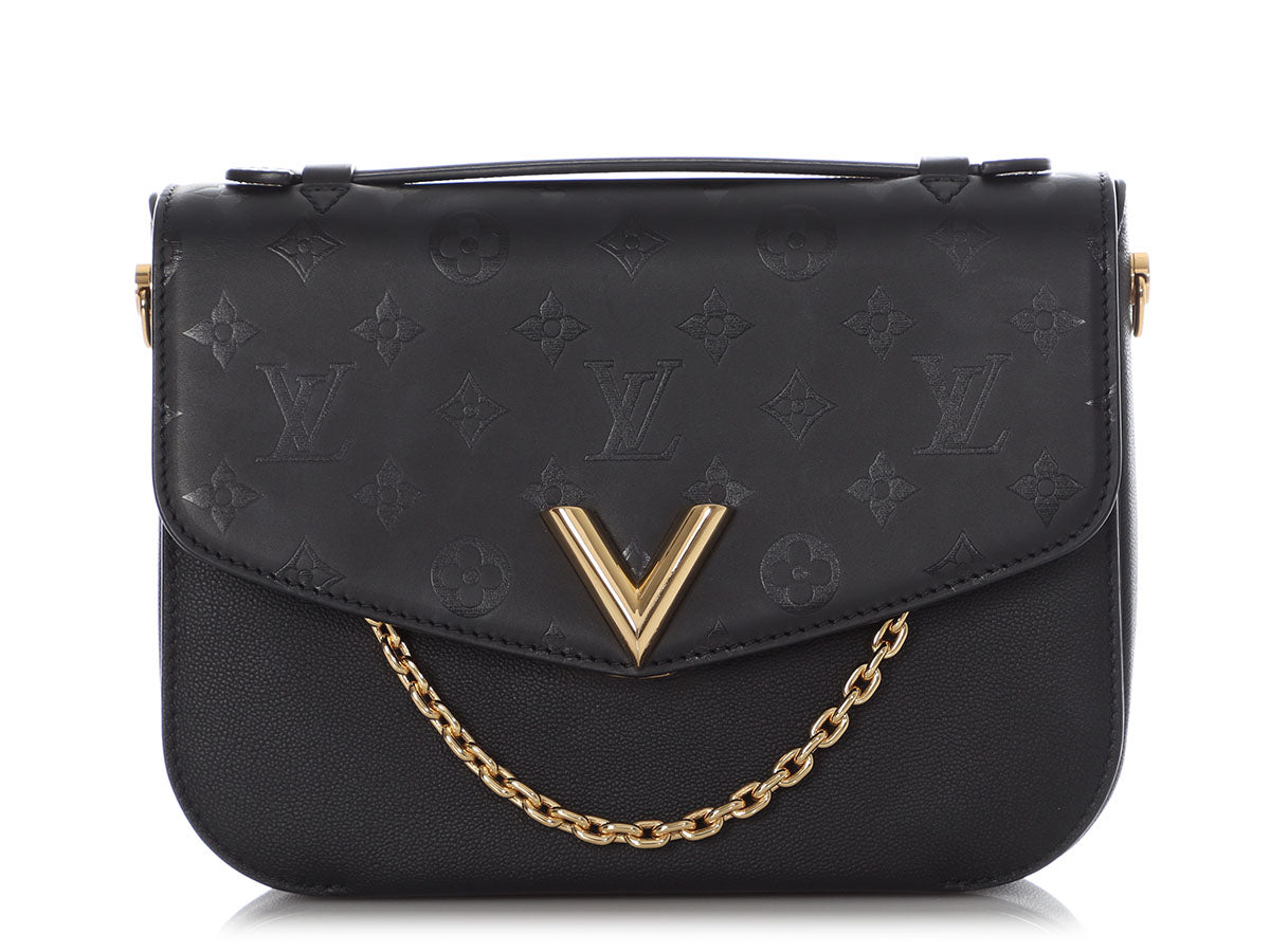 Louis Vuitton Flap Double V Monogram (With Accessories) Noir Black