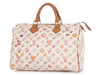 Louis Vuitton White Watercolor Aquarelle Speedy 35