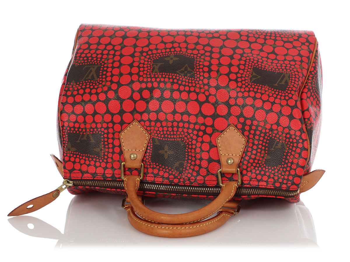 Louis Vuitton Red Kusama Dots Neverfull mm by Ann's Fabulous Finds