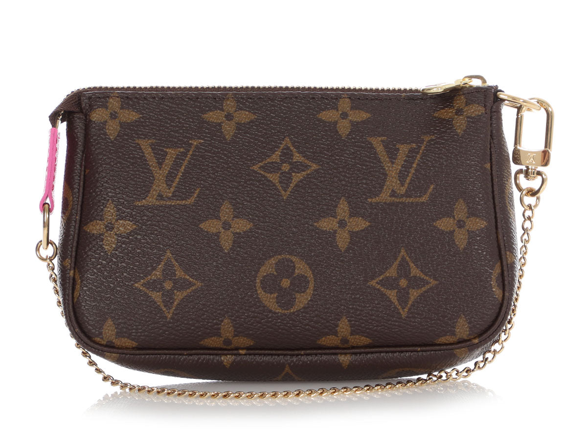 Louis Vuitton Mini Pochette Accessoires Vivienne Holiday Monogram  Canvas/Pink