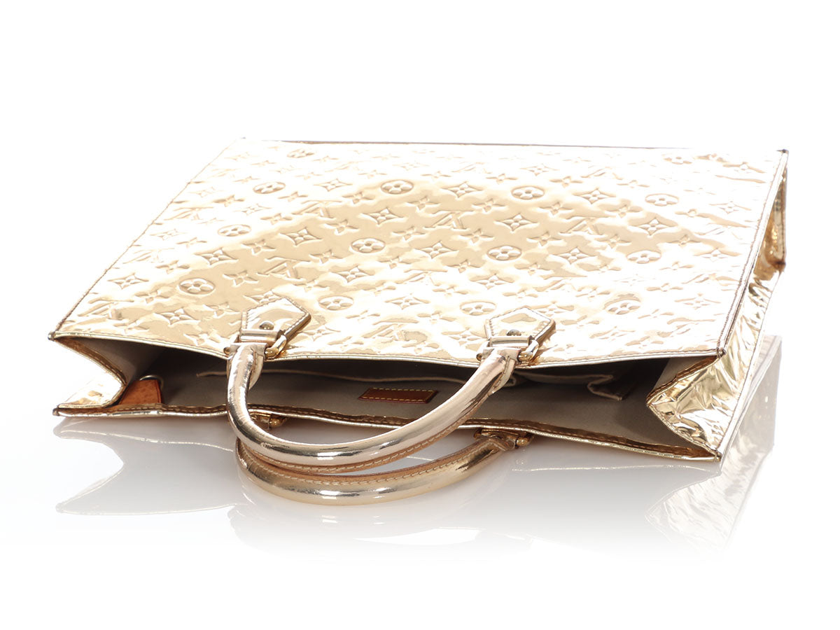 Louis Vuitton Gold Miroir Sac Plat