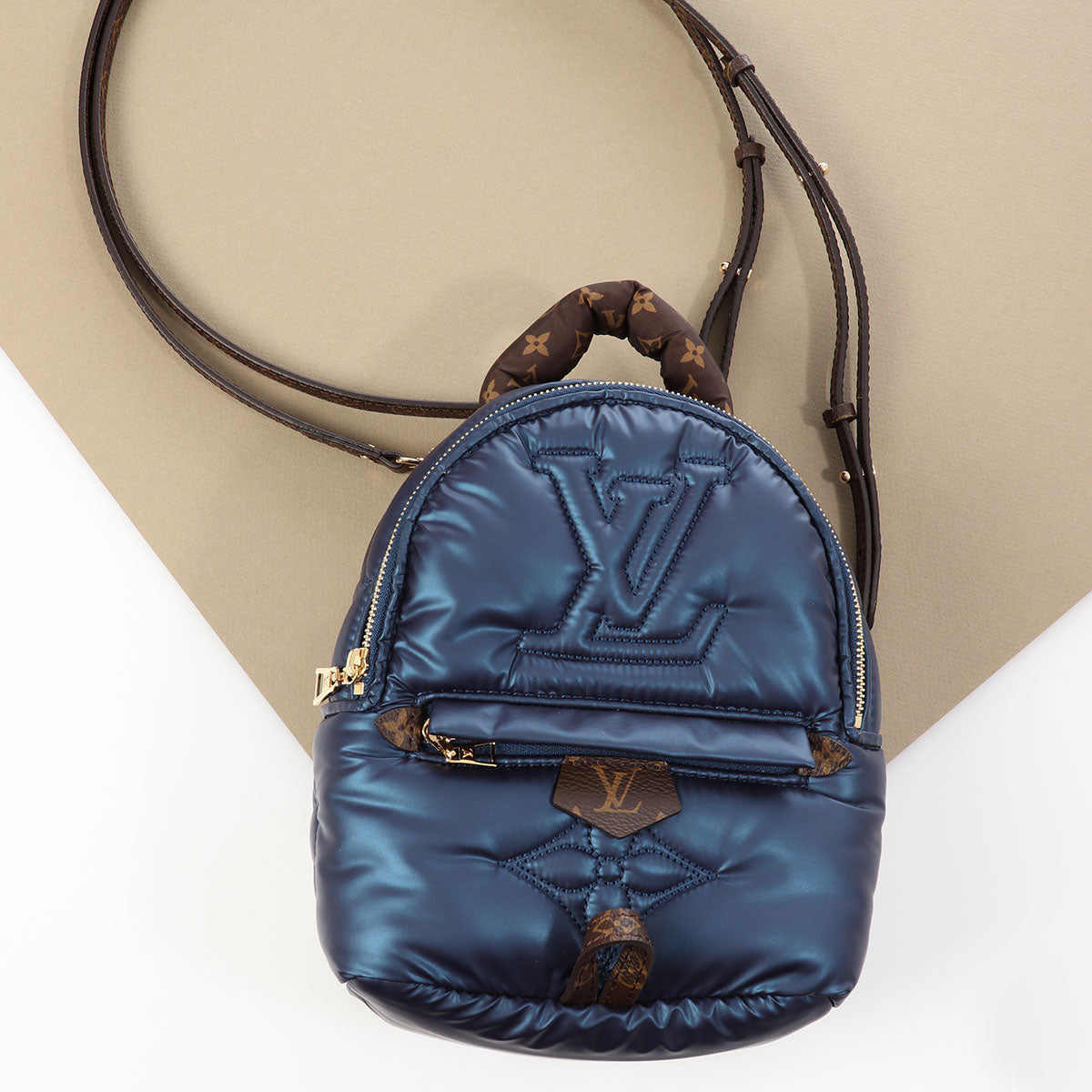 Louis Vuitton Mini Navy Pillow Palm Springs Backpack by Ann's Fabulous Finds