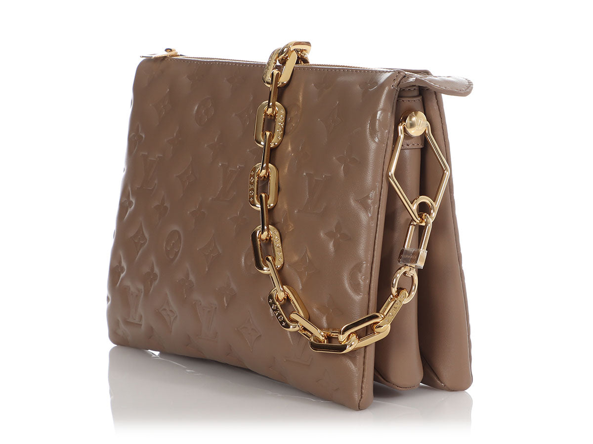 louis vuitton coussin pm taupe