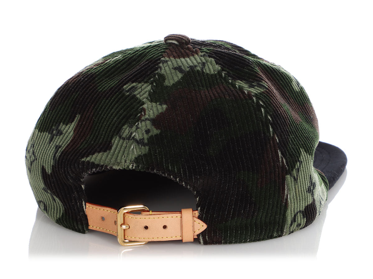 Louis Vuitton Easy Fit Camo Cap in Green for Men