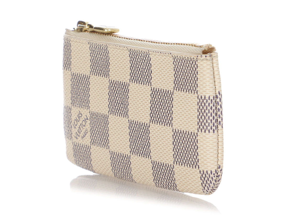 Louis Vuitton Key Pouch Damier Azur White/Blue