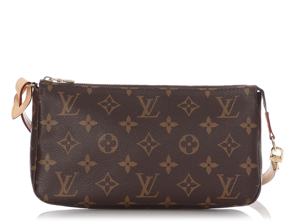 Louis Vuitton Straws and Pouch Monogram Silver/Gold in Coated