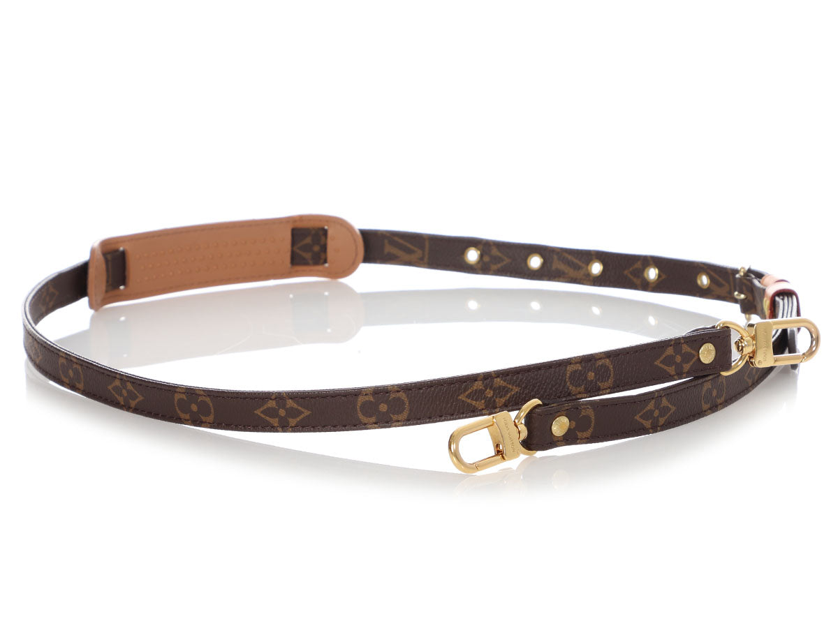 Louis Vuitton 16mm Monogram Canvas Adjustable Shoulder Strap