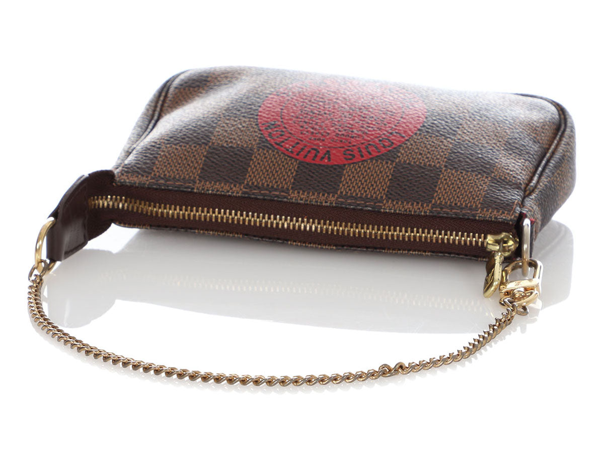 Louis Vuitton Limited Edition Trunks & Bags Monogram Canvas Mini Pochette  Accessoires in Brown