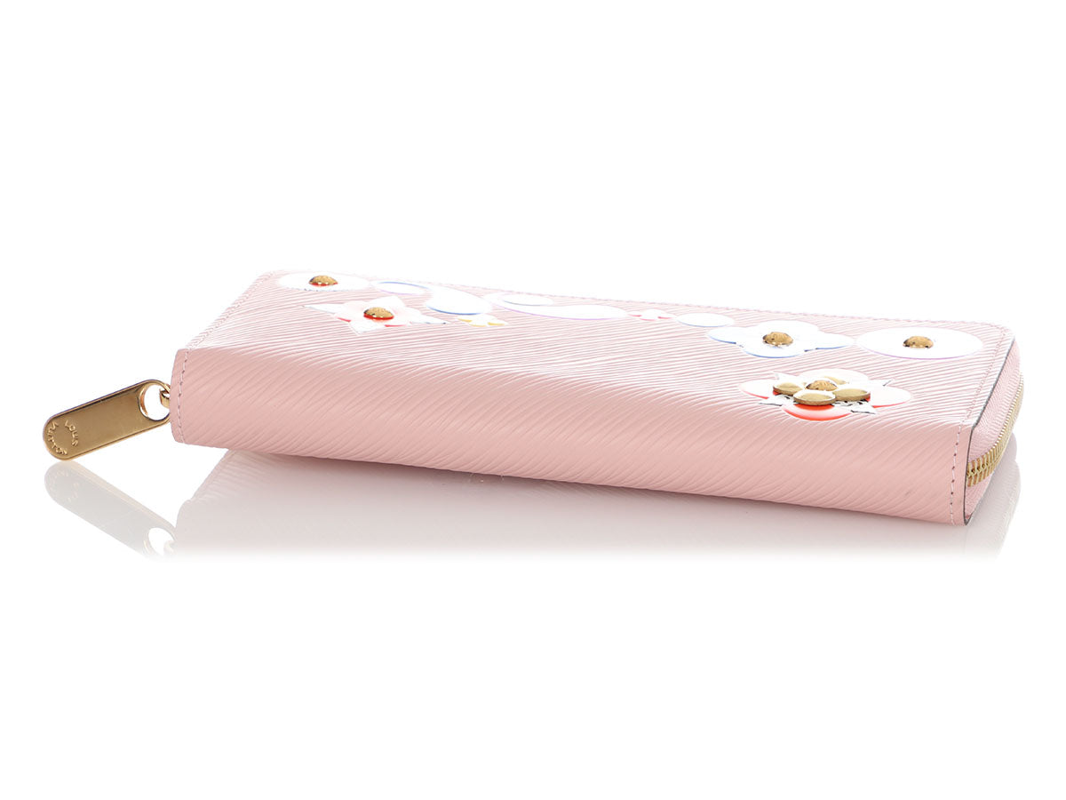 Louis Vuitton Pink Epi Blooming Flowers Zippy Wallet QJA3MH10PB000