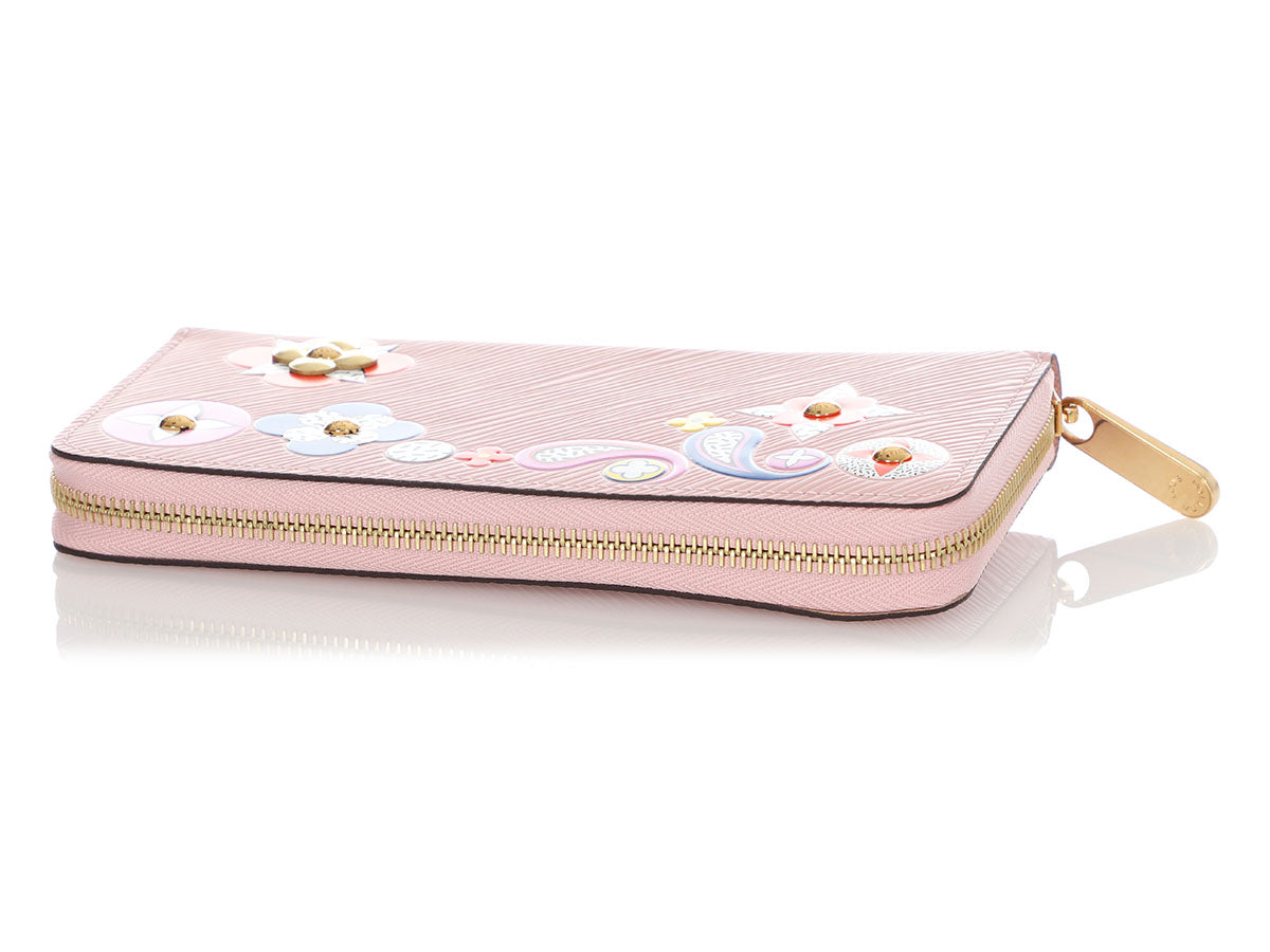 Pink Epi Blooming Flowers Zippy Wallet