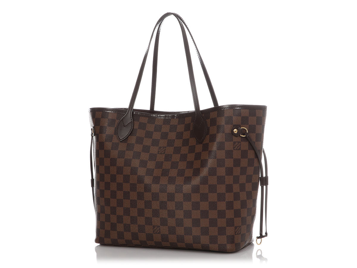 Louis Vuitton Pochette Damier Ebene MM/GM Rose Ballerine Lining in Coated  Canvas with Gold-tone - US