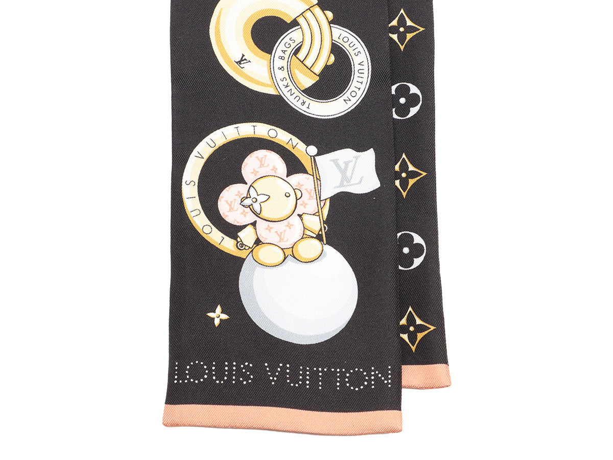 Louis Vuitton Silk Monogram Denim Bandeau Ebene - A World Of Goods