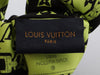 Louis Vuitton Neon and Black Silk Scrunchy