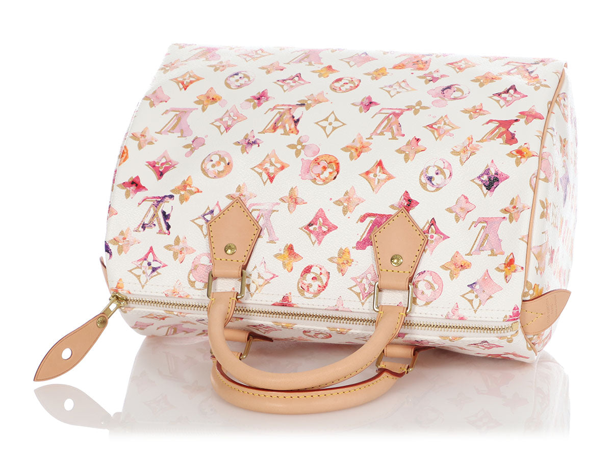 LOUIS VUITTON LIMITED EDITION WATERCOLOR SPEEDY 30 – Shore Chic