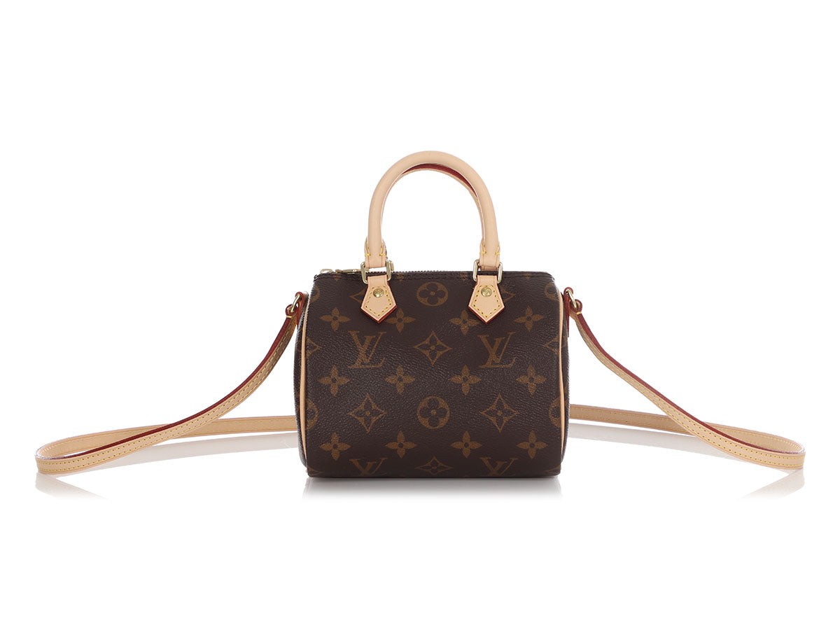 Vintage Louis Vuitton Nano Speedy Monogram Bag with LV Strap TH1907 06 –  KimmieBBags LLC