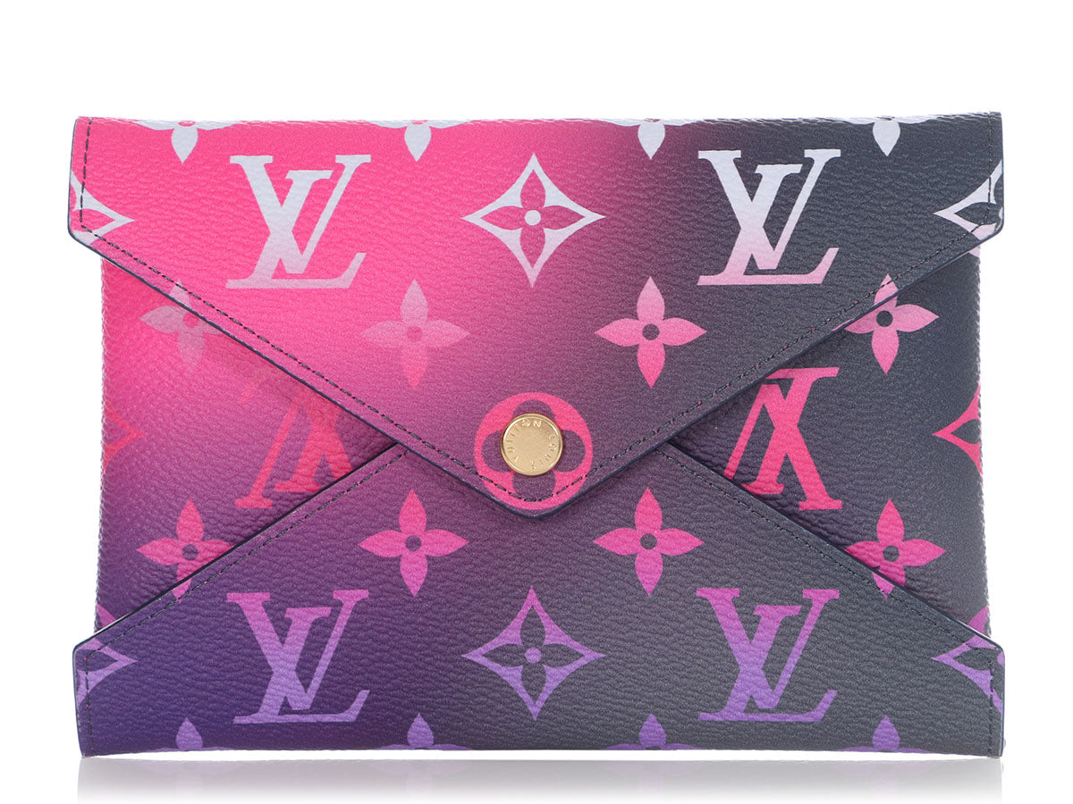 Louis Vuitton Single Small Size Pochette Kirigami Pouch in Monogram Fuchsia  - SOLD