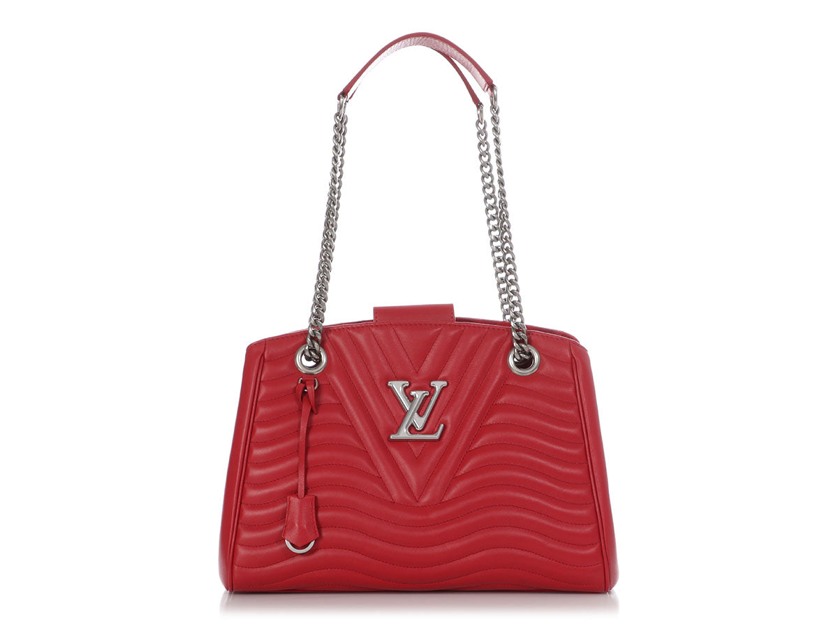 louis vuitton red tote