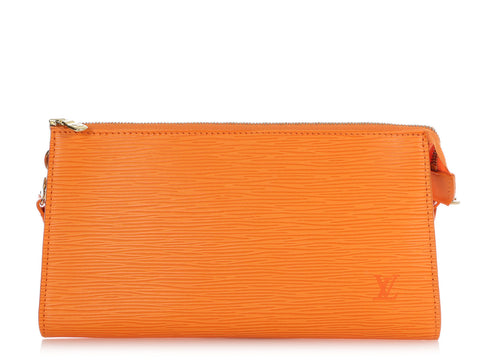 Louis Vuitton Orange Epi Pochette