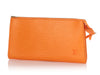 Louis Vuitton Orange Epi Pochette