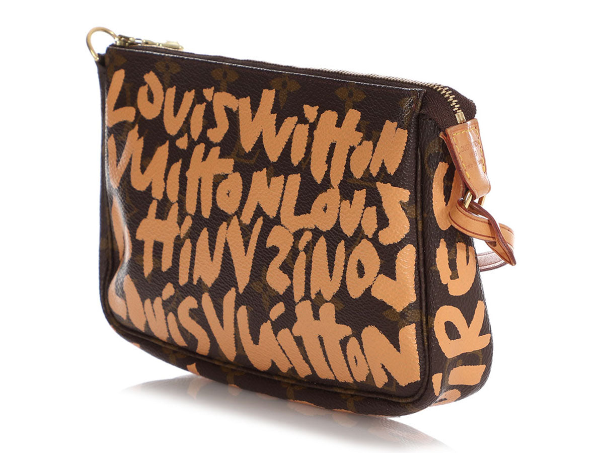 LOUIS VUITTON x STEPHEN SPROUSE MONOGRAM GRAFFITI POCHETTE ACCESSOIRES