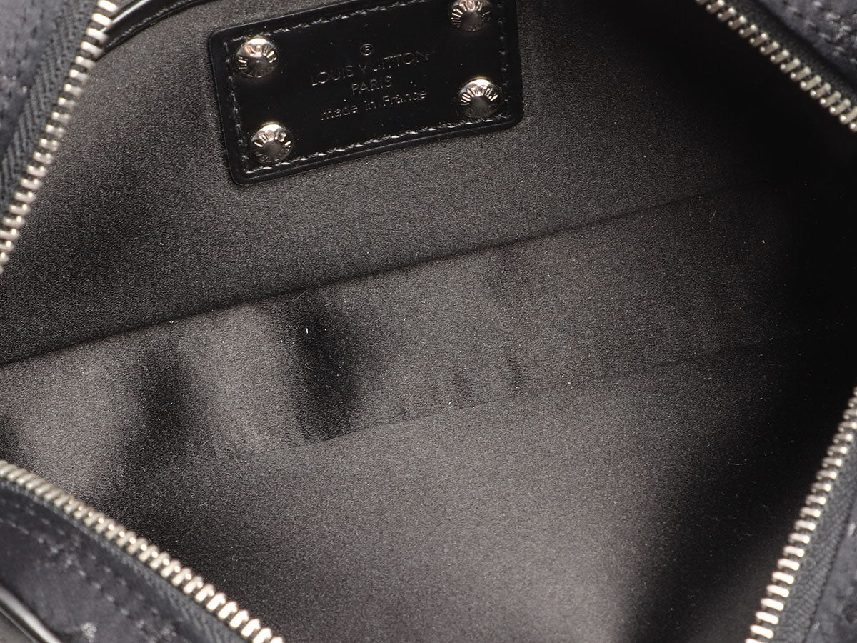 Louis Vuitton Black Satin Mini Monogram Conte De Fees Pochette
