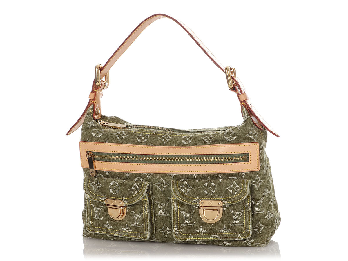 Louis Vuitton Louis Vuitton Baggy PM Green Monogram Denim Crossbody