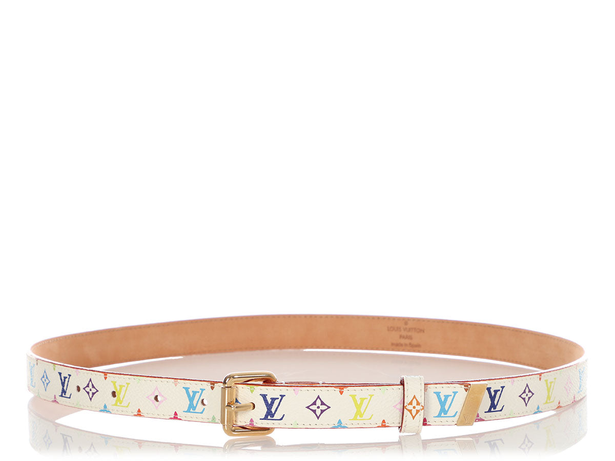 louis vuitton rainbow belt