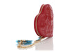 Louis Vuitton Red Vernis Heart Coin Purse