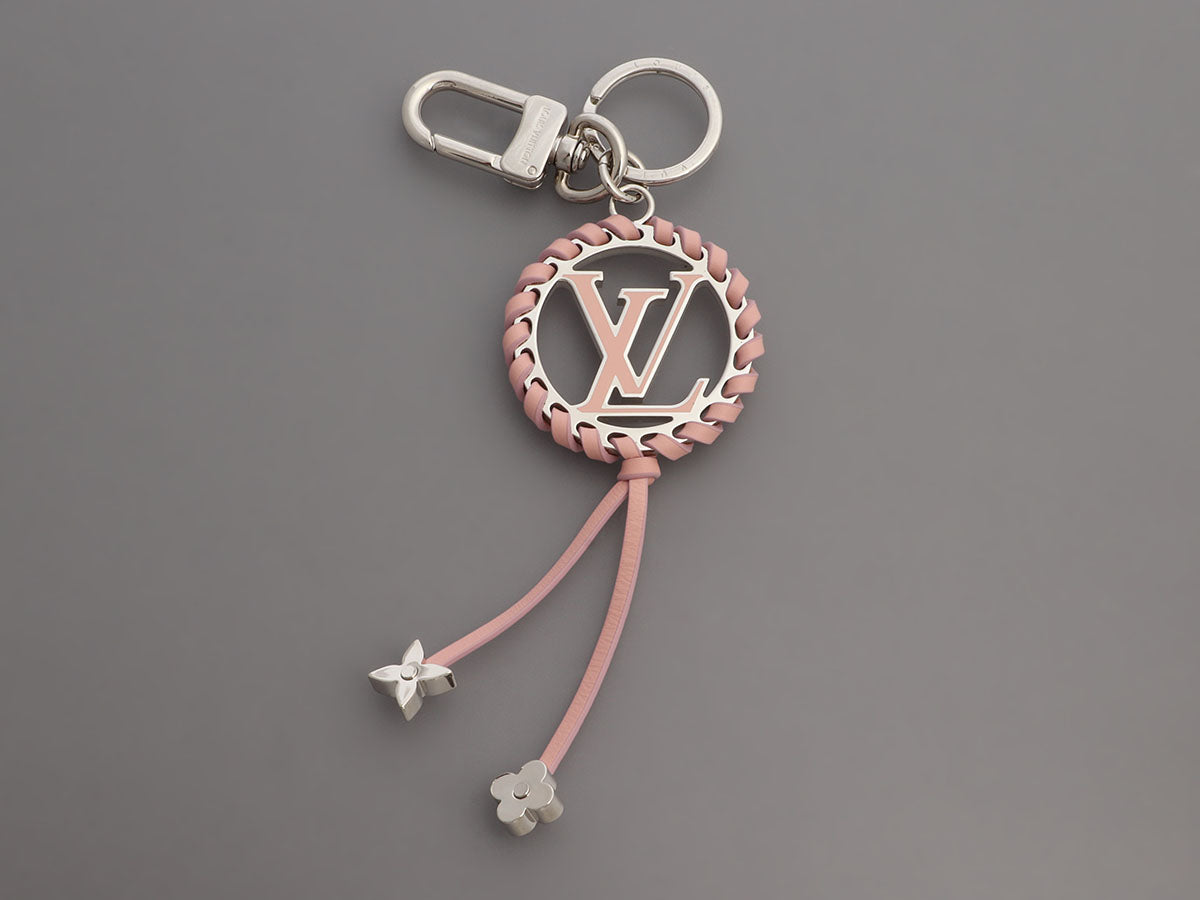 Louis Vuitton Sweet Monogram Black Enamel Silver Tone Charm