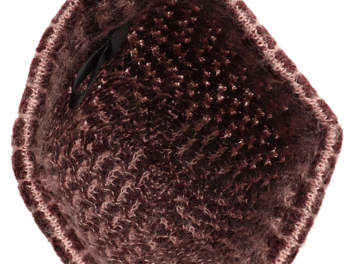 Louis Vuitton Mauve and Purple Mohair Knit Beanie