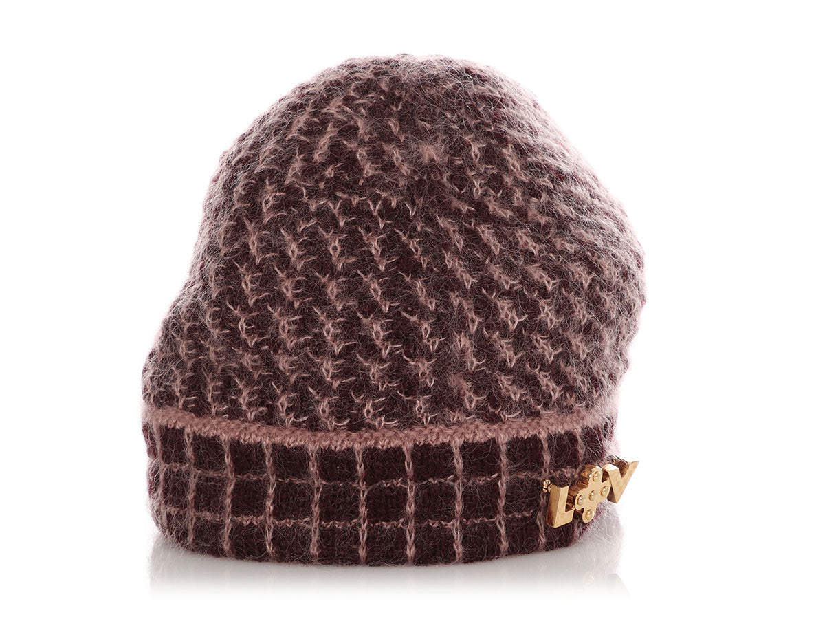 Shop Louis Vuitton DAMIER Knit Hats (M77983) by Milanoo