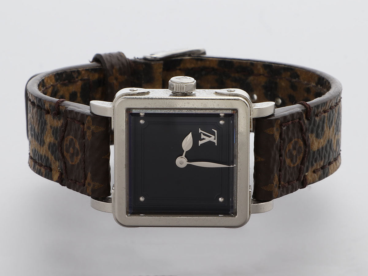 Tambour chronographe watch Louis Vuitton White in Steel - 20374187