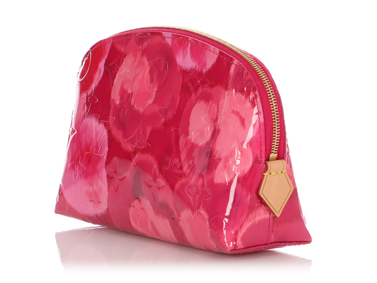 Louis Vuitton Pink Vernis Ikat Cosmetic Pouch