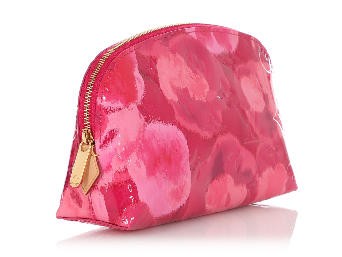 Louis Vuitton Pink Vernis Ikat Cosmetic Pouch