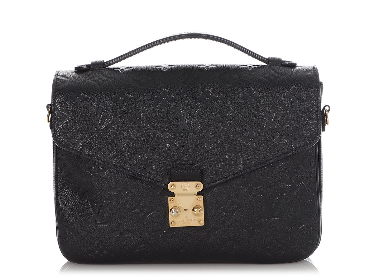 Louis Vuitton Pochette Metis Black Monogram Empreinte Leather - A