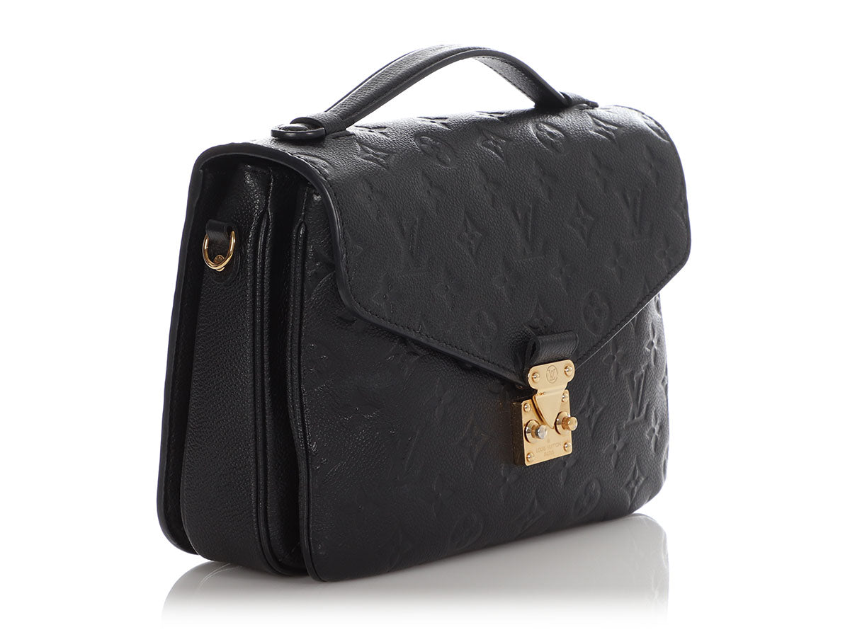 louis vuitton pochette metis in black