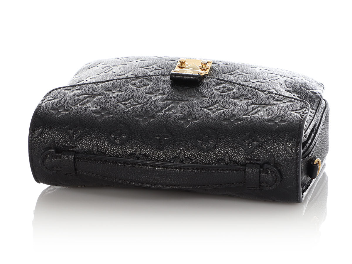 Louis Vuitton Monogram Empreinte Noir Pochette Metis Crossbody Bag