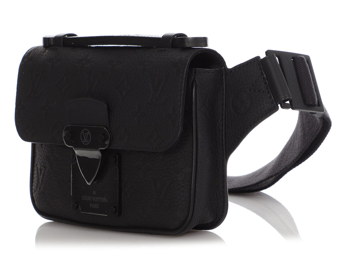 Louis Vuitton S Lock Sling Bag Black - For Sale on 1stDibs