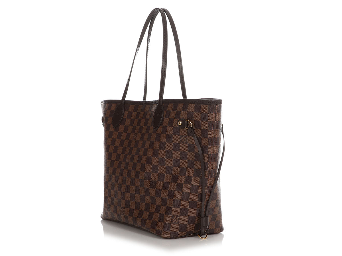 Louis Vuitton Neverfull Damier Ebene Tote Bag