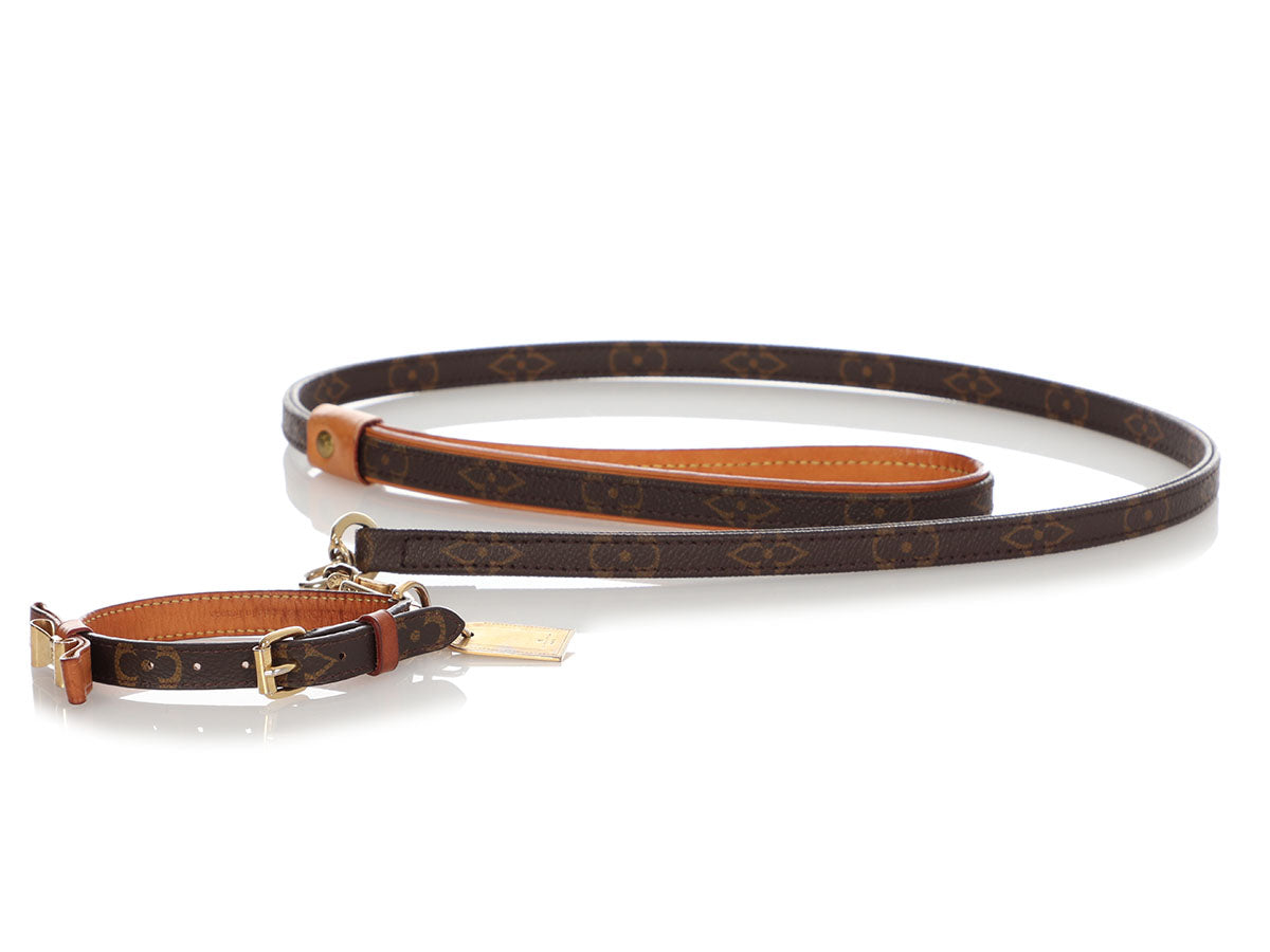 Louis Vuitton Monogram Baxter Dog Collar Pm 27382