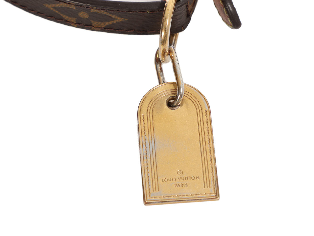 Shop Louis Vuitton MONOGRAM Collar Xs (M80340, M80339) by puddingxxx