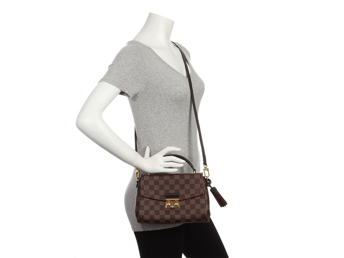 Louis Vuitton Dark Chocolate and Monogram W Tote - Ann's Fabulous Closeouts