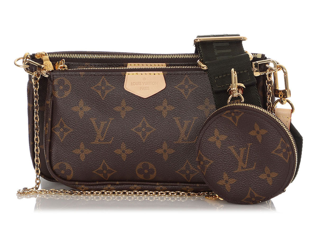 Louis Vuitton Khaki and Monogram Multi Pochette Accessoires by Ann's Fabulous Finds