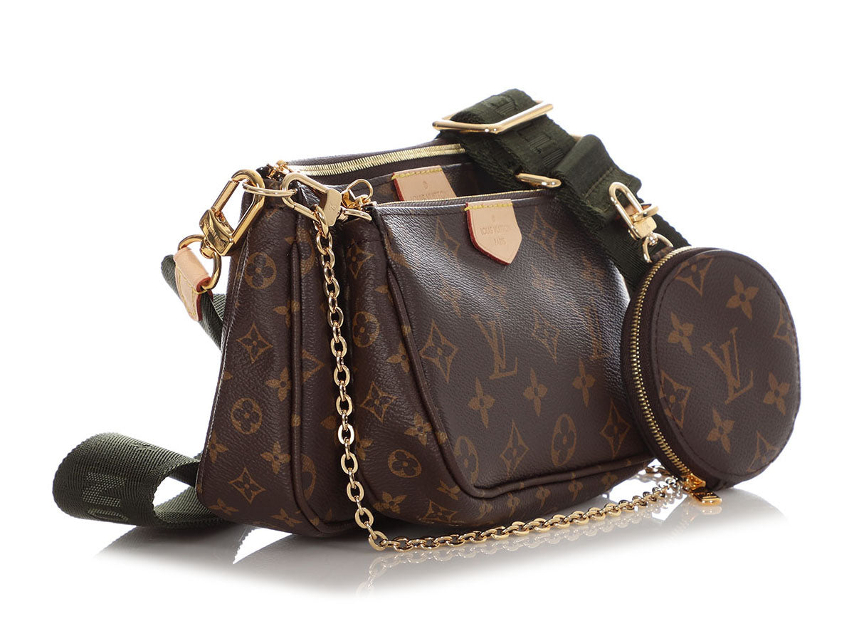 Louis Vuitton Multi Pochette Accessoires Monogram Khaki