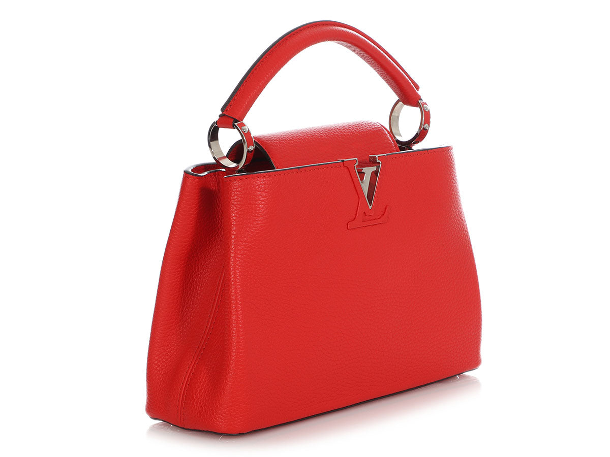 Louis Vuitton Red Capucines Bb by Ann's Fabulous Finds